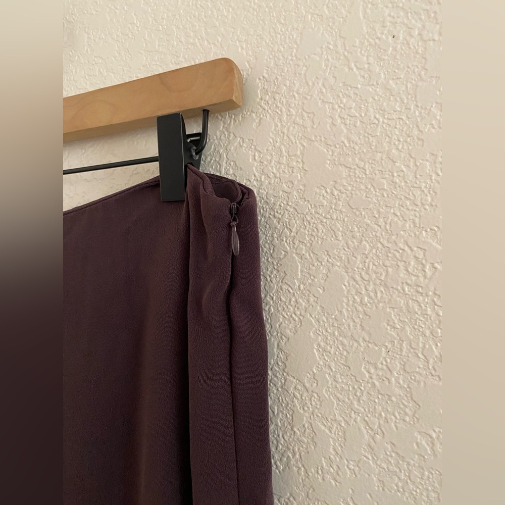 Eileen Fisher Pants Womens Size Small Plum Wide Leg Trousers Minimalist Lux - Picture 4 of 9